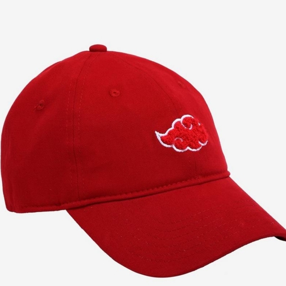 Naruto Shippuden Chenille Akatsuki Cloud Cap HAT - BoxLunch Exclusive - NEW - Picture 2 of 5